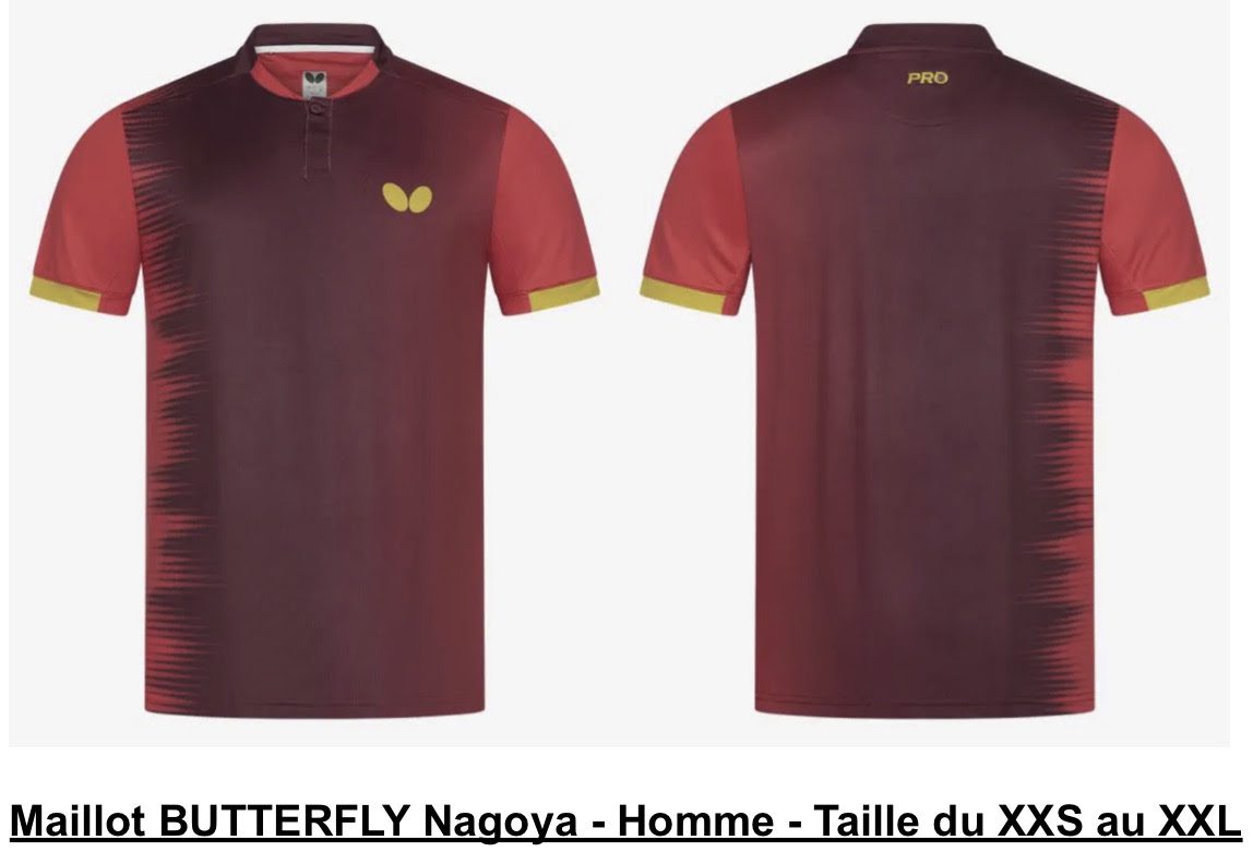 Maillot tennis de table Butterfly